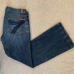 7 For All Man Kind Dojo Flare Jeans
